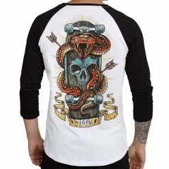 Hyraw 3/4-Sleeve Raglan T-Shirt - Ride Or Die