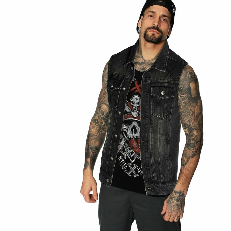 Hyraw Denim Vest - Blanko - Image 2
