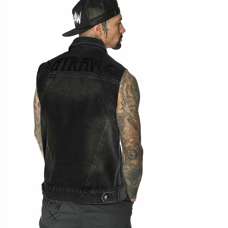 Hyraw Denim Vest - Blanko - Image 3