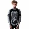 Killstar 3/4-Sleeve Raglan T-Shirt - Goddess
