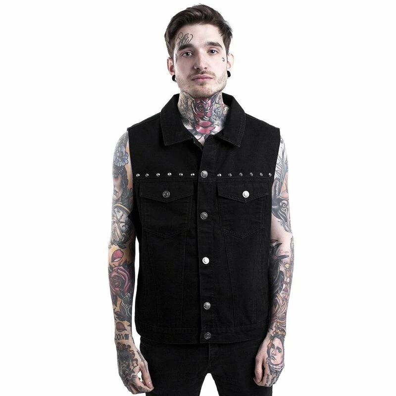 Killstar Denim Vest - Hellcore