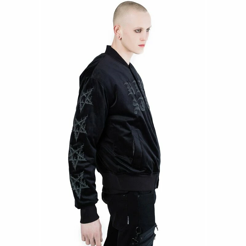 Killstar Gents' Varsity Jacke - Night Terror - Image 3