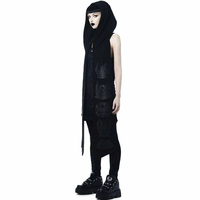Killstar Hooded Scarf - Stay Weird - Image 3