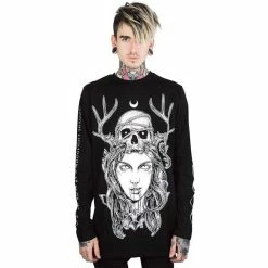 Killstar Longsleeve T-Shirt - Moon Magic