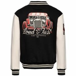 King Kerosin College Jacket - Loud Hotrod