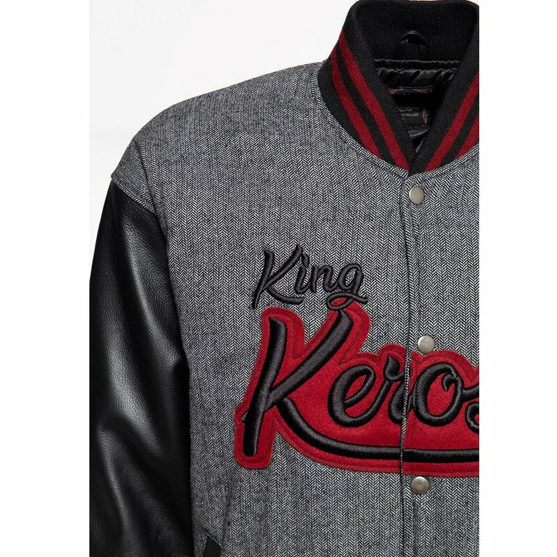King Kerosin College Jacket - Script Herringbone - Image 3