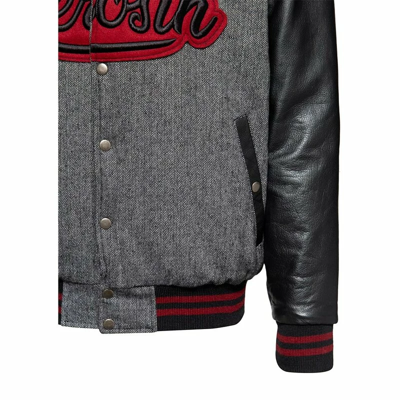 King Kerosin College Jacket - Script Herringbone - Image 4