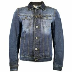 King Kerosin Denim Kevlar Biker Jacket - Speedjack Blanko