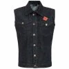 King Kerosin Denim Vest - Rinsed