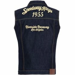 King Kerosin Denim Vest - Speedway Kings