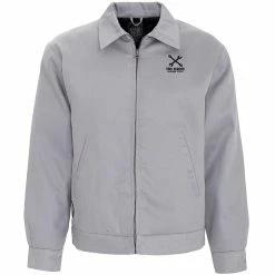 King Kerosin Gabardine Jacket - Speed Freak Grey