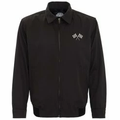 King Kerosin Gabardine Jacket - Speedway Black