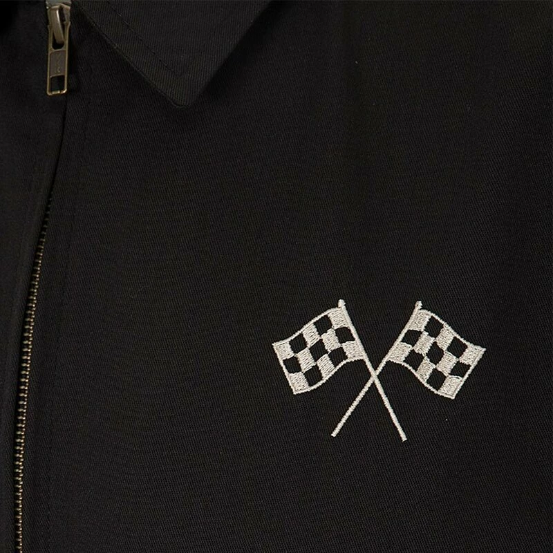 King Kerosin Gabardine Jacket - Speedway Black - Image 3