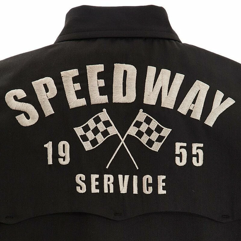 King Kerosin Gabardine Jacket - Speedway Black - Image 5