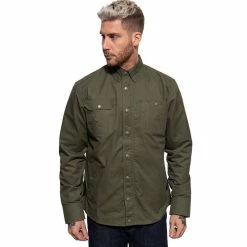 King Kerosin Shirt-Jacket - Blanko Olivine