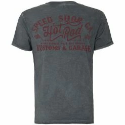 King Kerosin T-Shirt - Speed Shop CA Blue-Grey