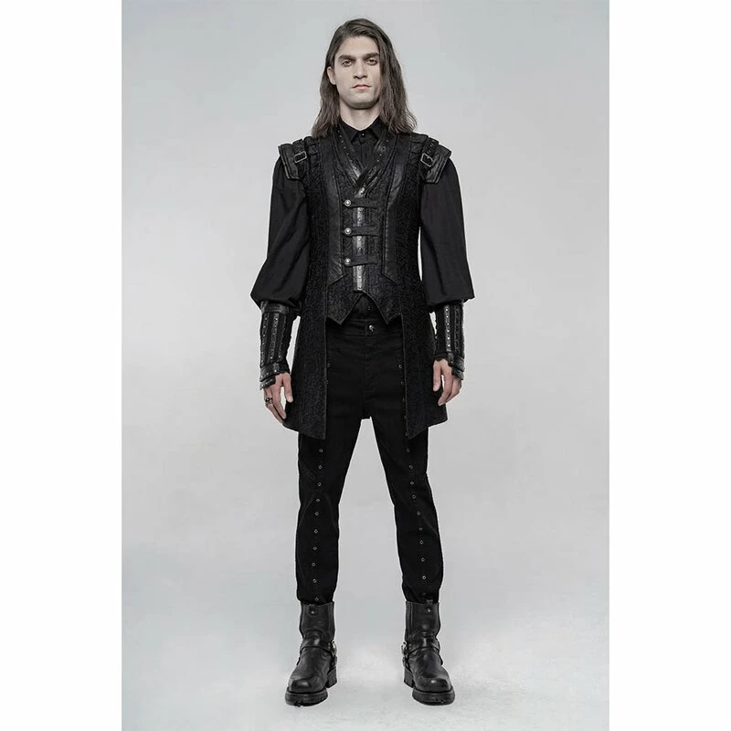 Punk Rave Gents' Coat - Jin - Image 2