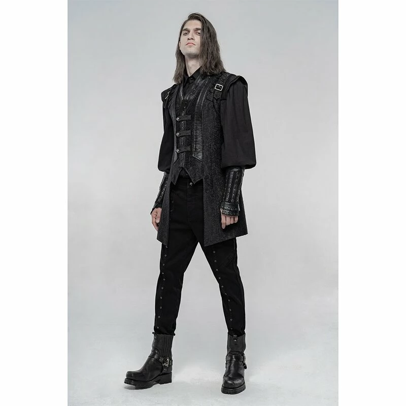 Punk Rave Gents' Coat - Jin - Image 3