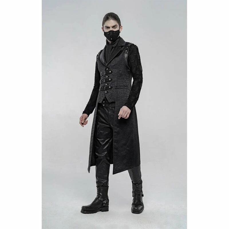 Punk Rave Gents' Coat - Morpheus - Image 3