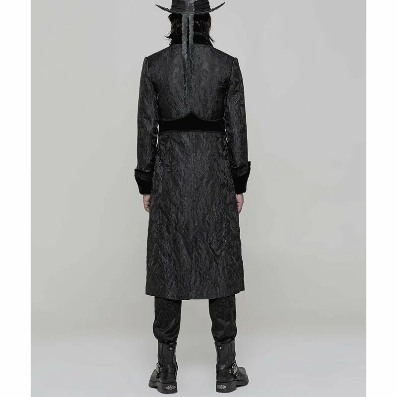 Punk Rave Gents' Coat - Nocturn - Image 4