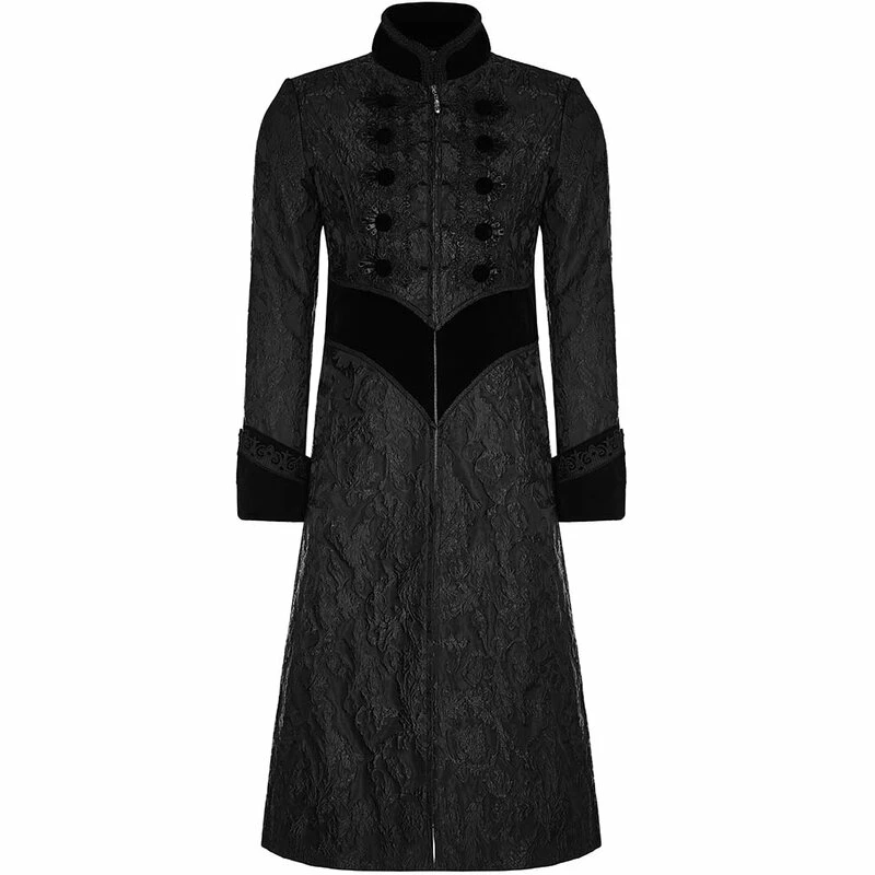 Punk Rave Gents' Coat - Nocturn - Image 5