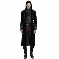 Punk Rave Gents' Coat - Royal Vampire