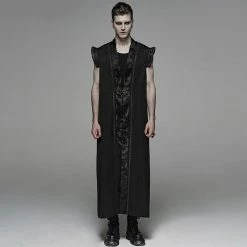 Punk Rave Gents' Robe - Black Pagoda